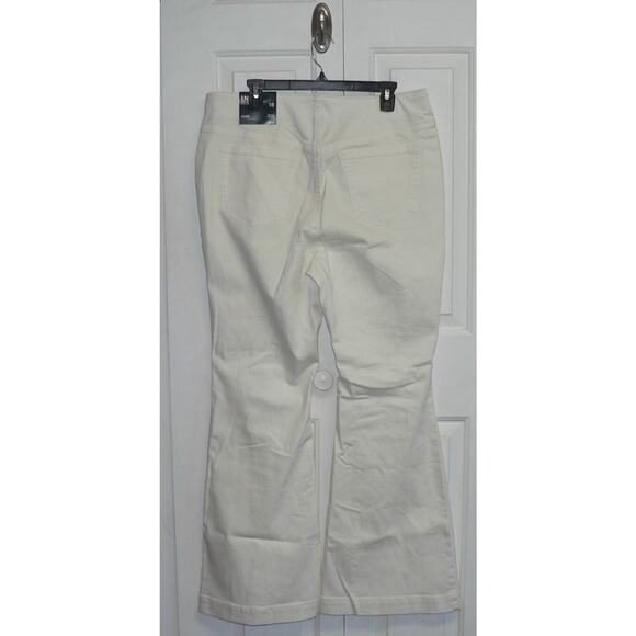I.n.c. International Concepts Women's High-Rise Pull-on Flare White Size 18 $70 - Picture 5 of 6
